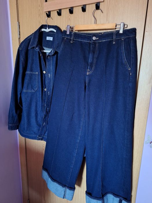 Дамски деним  сет нов