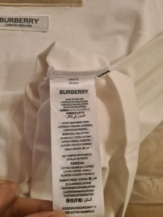 Tricou model Burberry cu eticheta calitate Premium