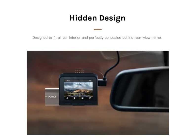 70MAI A500S Smart DVR Видеорегистрат Full HD 1944P , 401