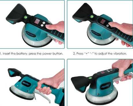 Вибратор за плочки  за батерия Makita 18 V