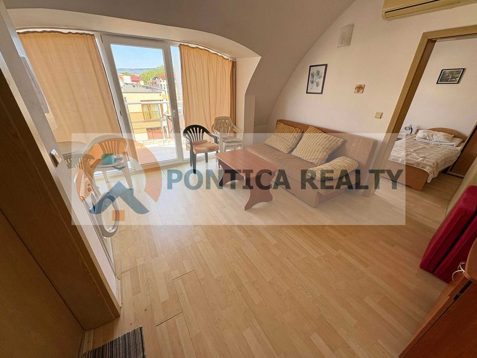 Двустаен апартамент в южната част на Слънчев Бряг