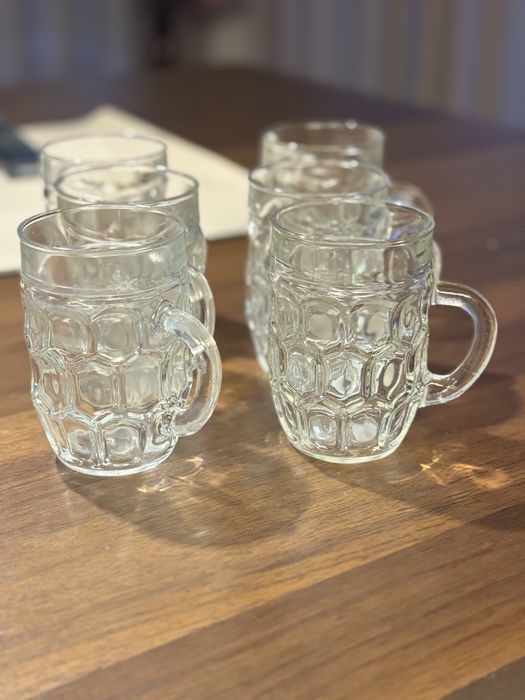 Стъклени ретро чаши 80те