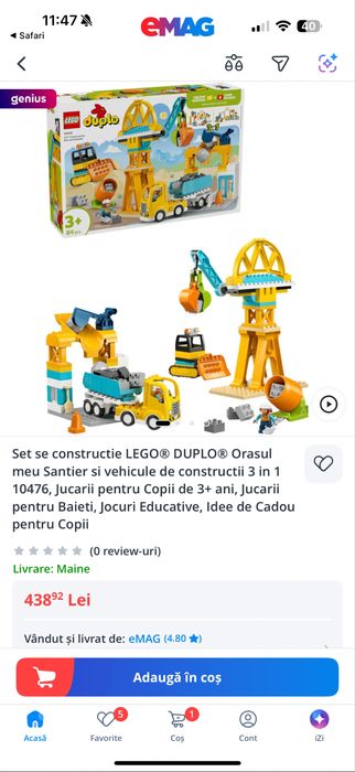 Lego Dublo nou in cutie