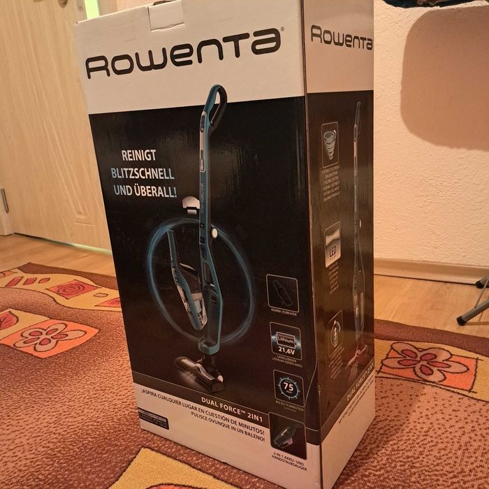 Безкабелна прахосмукачка ROWENTA Dual force 2in1