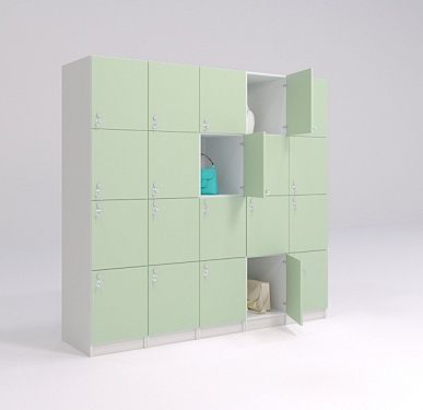 Шкаф купе ячейки Шкаф раздевалку