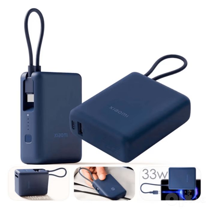 Xiaomi 33W Power Bank 10000/20000 mah /Integrated Cable/ Доставка 24/7
