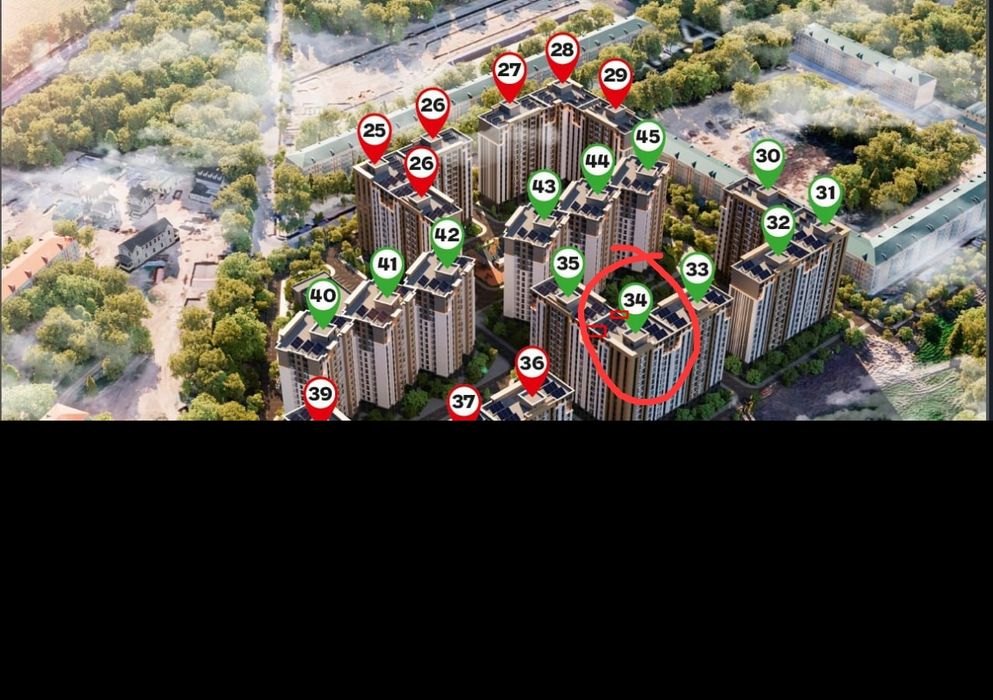 "SOKIN MAKON 2" 34/78, 3-xona, kadastir tayyor. kv-11 mil, kelishamiz