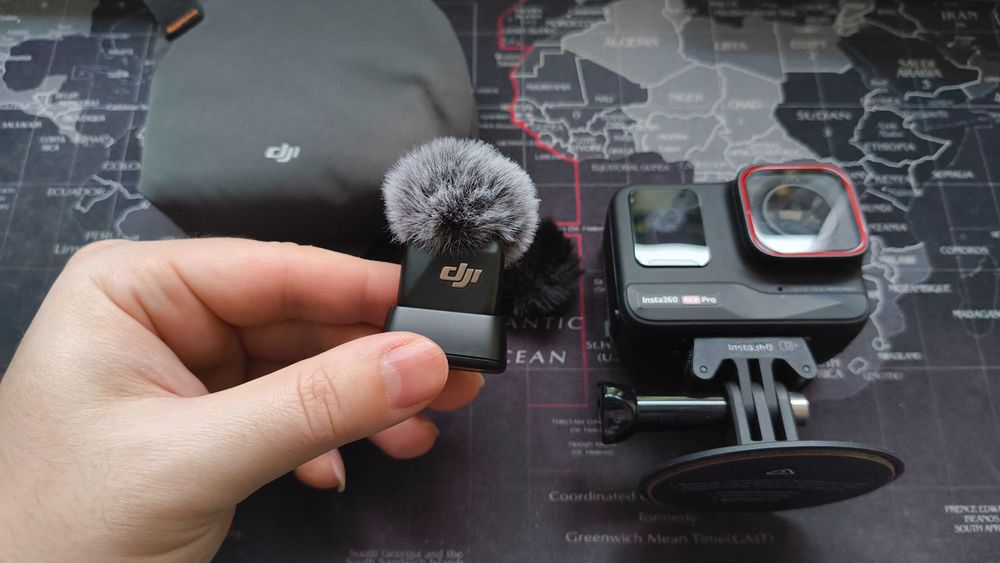 Insta360 Ace Pro + 4 Telesin филтъра + DJI Mic Mini