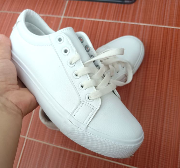 кроссовки кеды белые