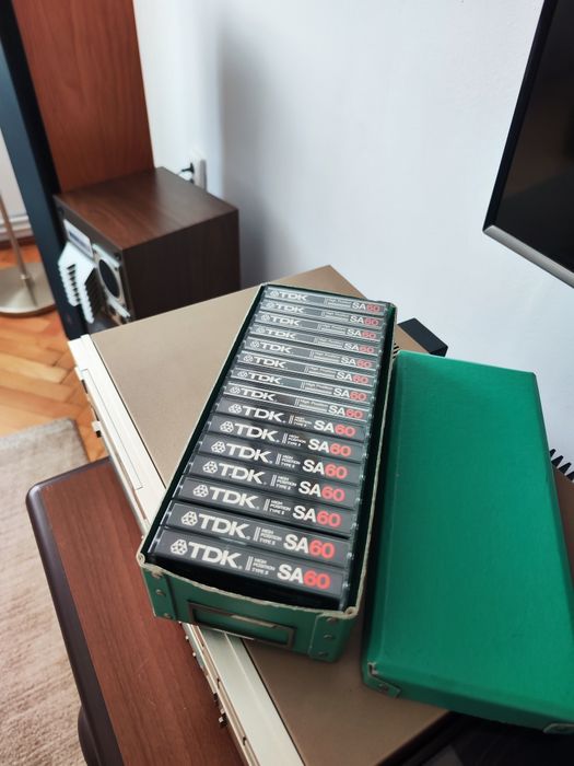Lot de 15 casete TDK SA60