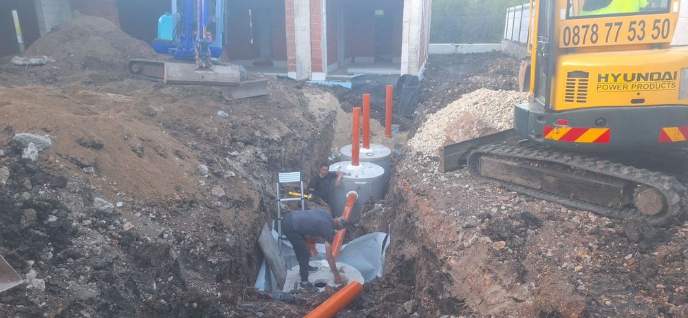 Септична Яма ,Септични ями,Багер,Дренаж,Пробиване на дупки за огради