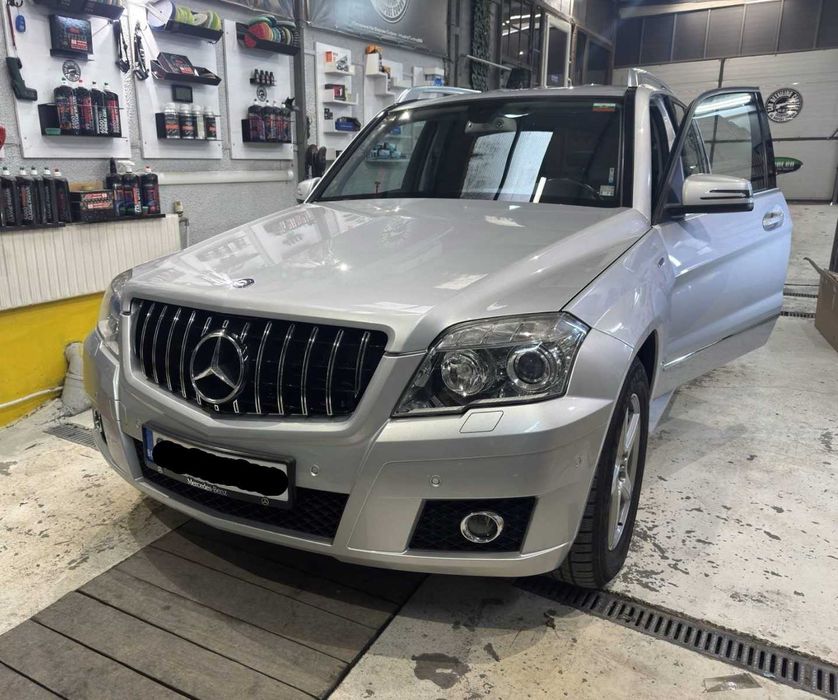 Решетка Мерцедес ГЛК 2008-2012 Черна с хром Mercedes GLK преди фейс