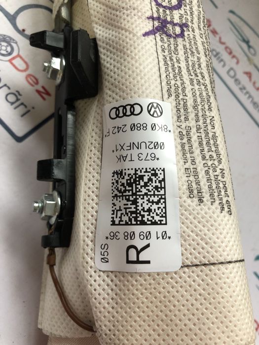airbag scaun dreapta fata audi a4 b8 2009