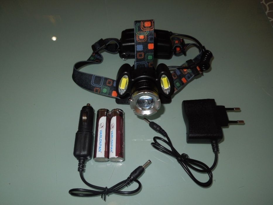 Lanterna De Cap MX-83-T6 Power Light 2800W 1 Led T6+2Cob 6500K