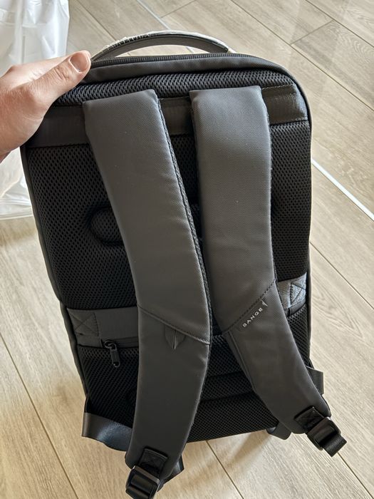 Vand ghiozdan Bange impermeabil nou, de barbat, port USB si lacat TSA