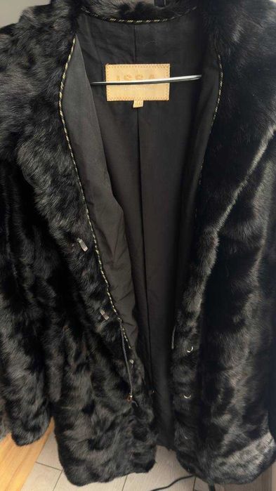 Продавам кожено палто от естествена норка