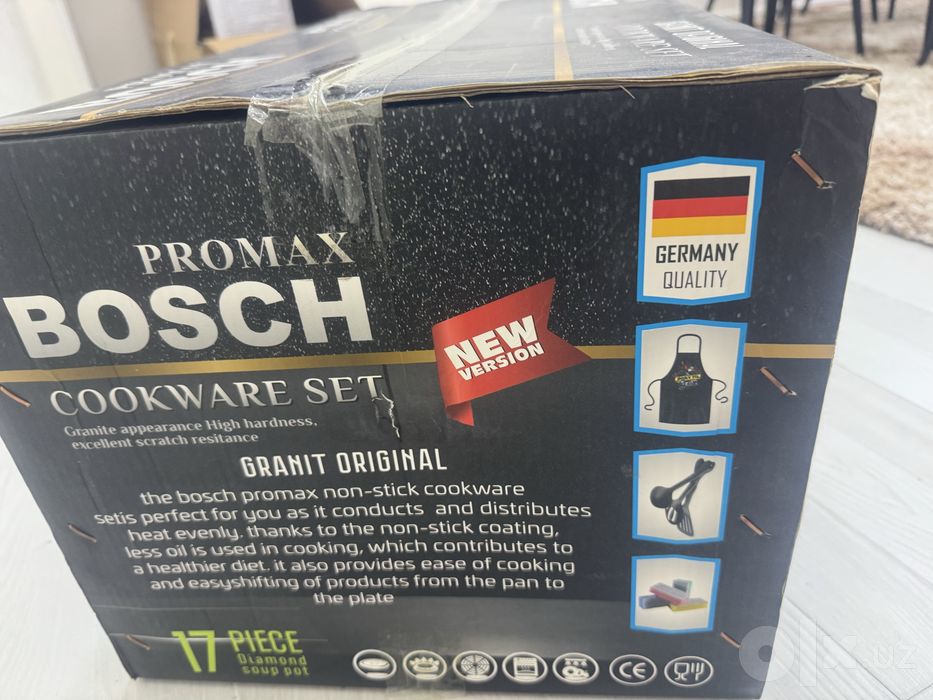 Посуда от Bosch.