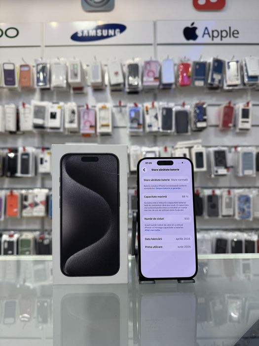 Iphone 15 Pro/256Gb/88%/1 an garantie/Future Gsm Mobile