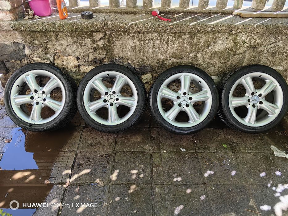 4бр. Оригинални джанти за MERCEDES 17 цола Спорт пакет 225/45/17 и 245