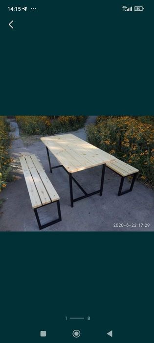 Столы и скамейки