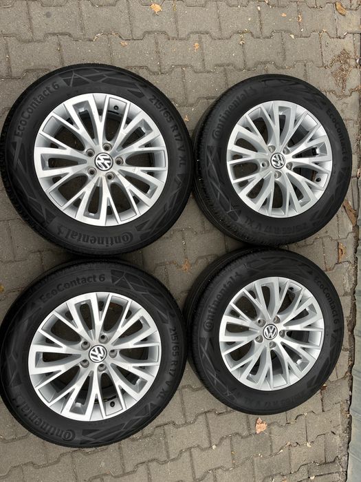 Jante aliaj 5x112mm, 215/65 R17 DOT 2022! VW Tiguan Audi Q3 Seat Skoda