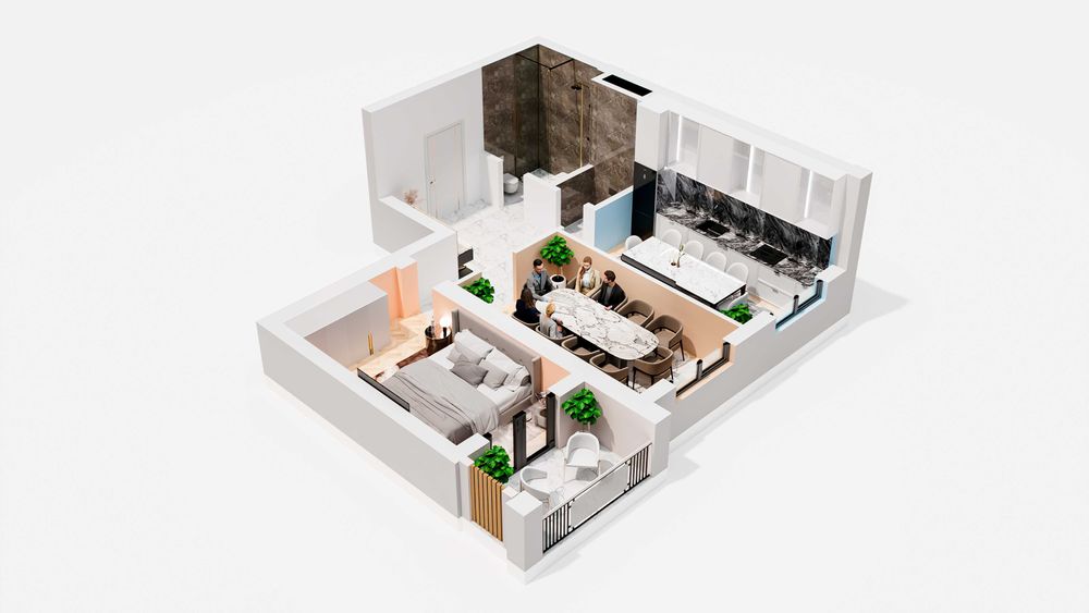 Foizsiz muddatli to'lovga kvartiralar! Ором турар жой мажмуаси