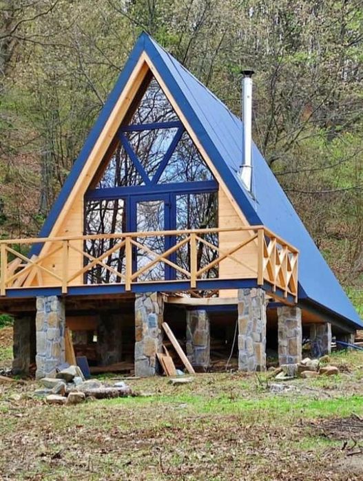 Vand cabana tip A frame,aspect plăcut