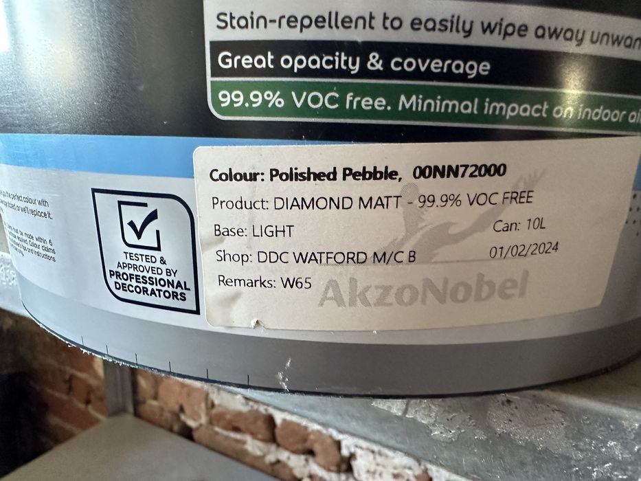 боя за стени Delux делукс сива