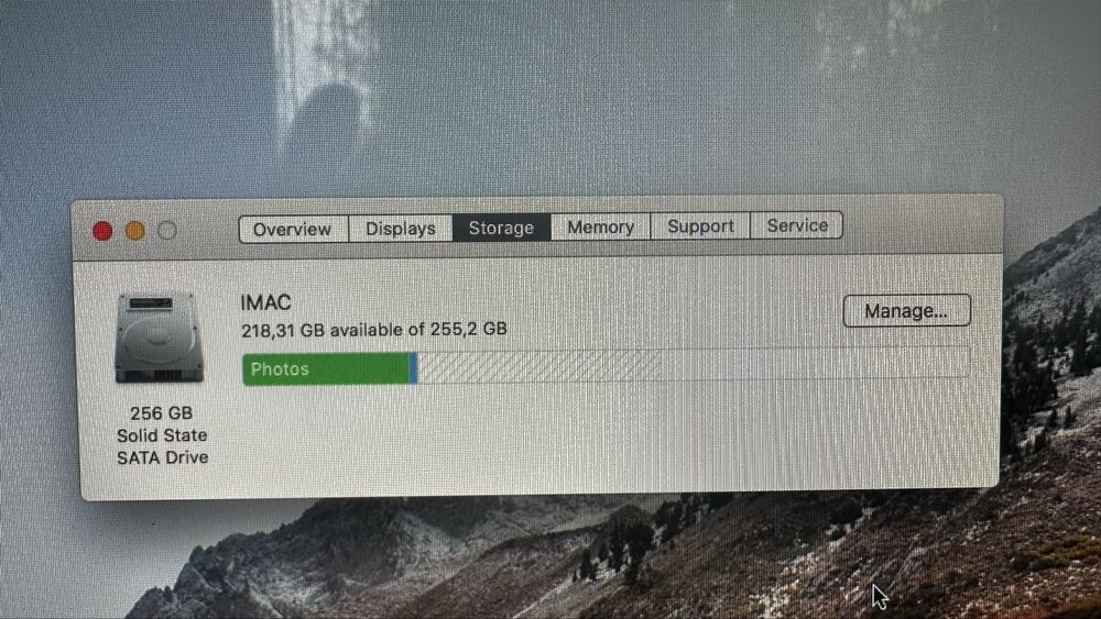 Imac 21,5 inch, mid 2011