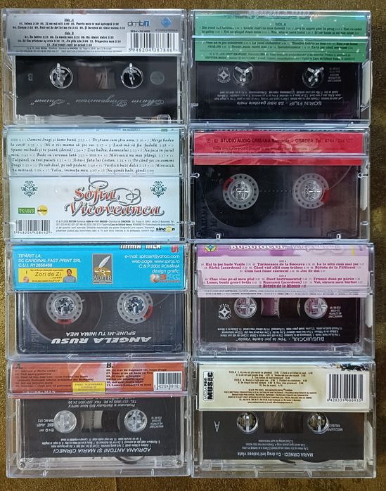 8 Casete cu muzică populară