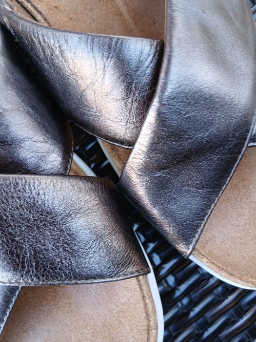 Дамски кожени чехли Clarks Un Structured (Un Bali Go) – Естествена кожа, Размер 39