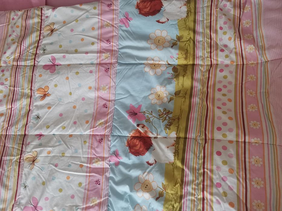 Бортики на манеж + одеяло