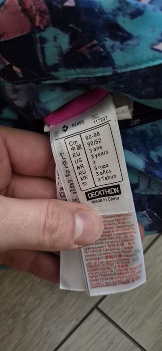 Geaca iarna 2 fete  Decathlon marime 98