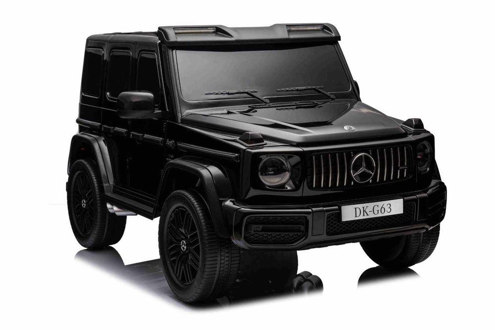 Двуместна джип G63 4X4 24V батерия,MP3, с меки гуми с Кожена седалка