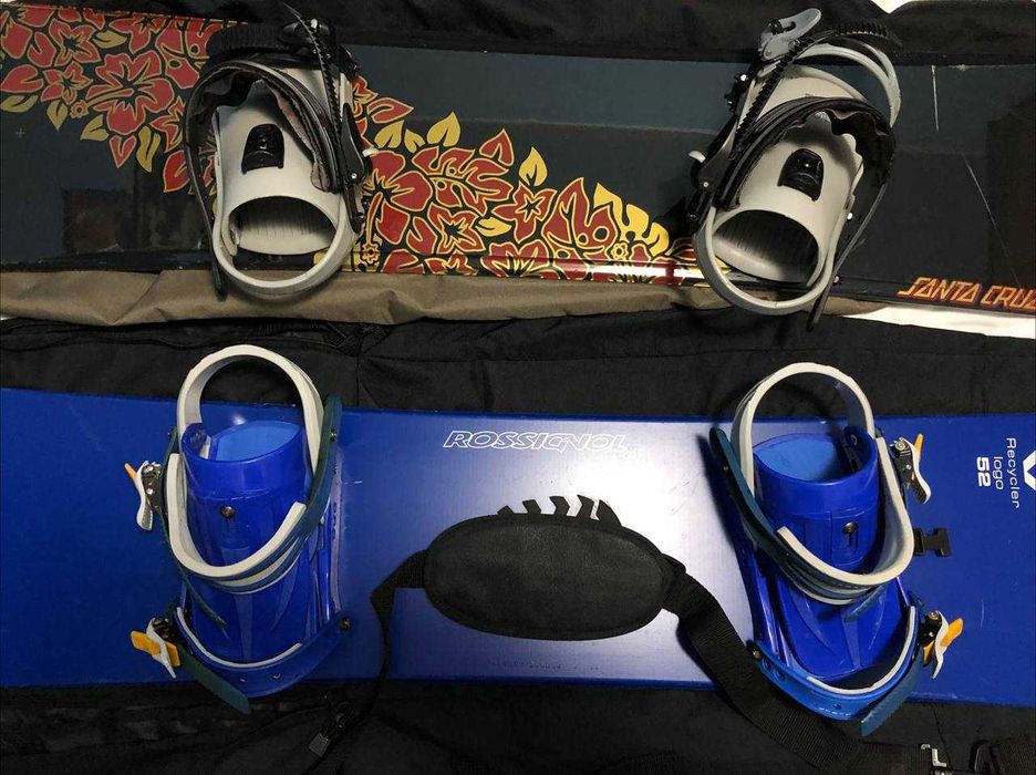 2 Placi Snowboard Rossignol si Santa Cruz 150cm Men