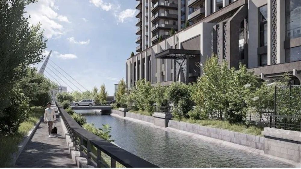 Мирабад | Sapphire Terrace | 3/90м² | 14/16 | Коробка | Новостройка