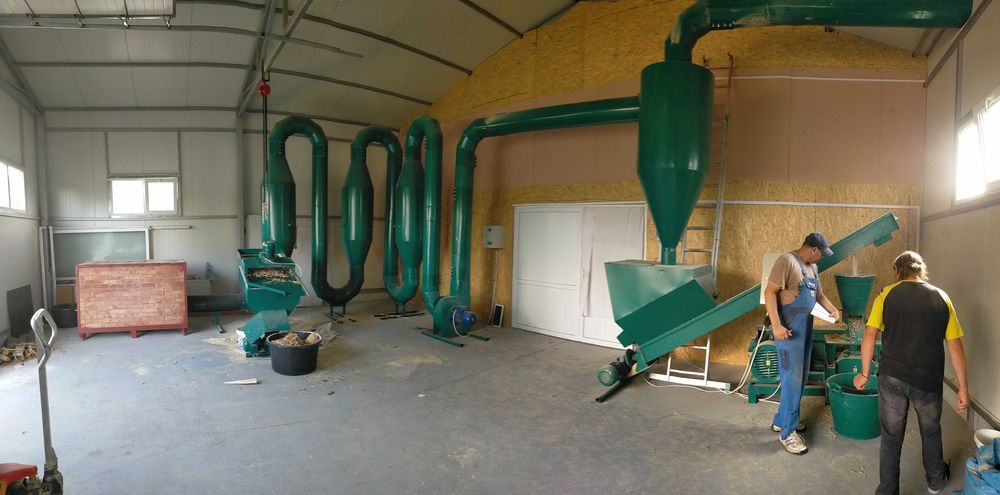 Linie productie peleti rumegus / granule / furaje / peleti din carton