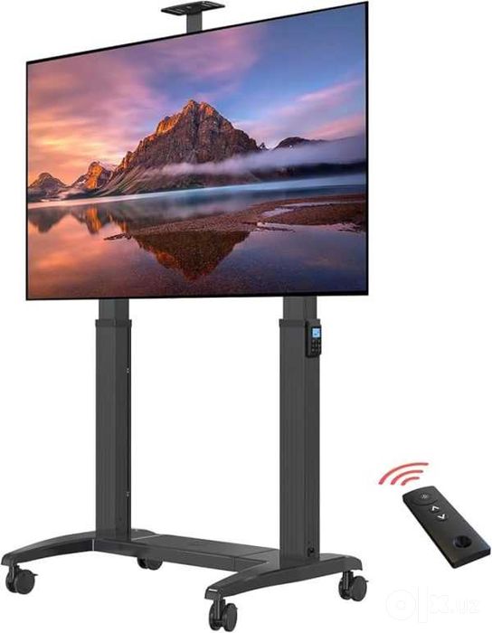 Моторизованная кранштейн стойка NB GF150 для мониторов 75”-120”