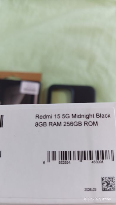 Redmi 15. 8/256. Чисто нов неразпечатан все още. Подаръци. Гаранция.