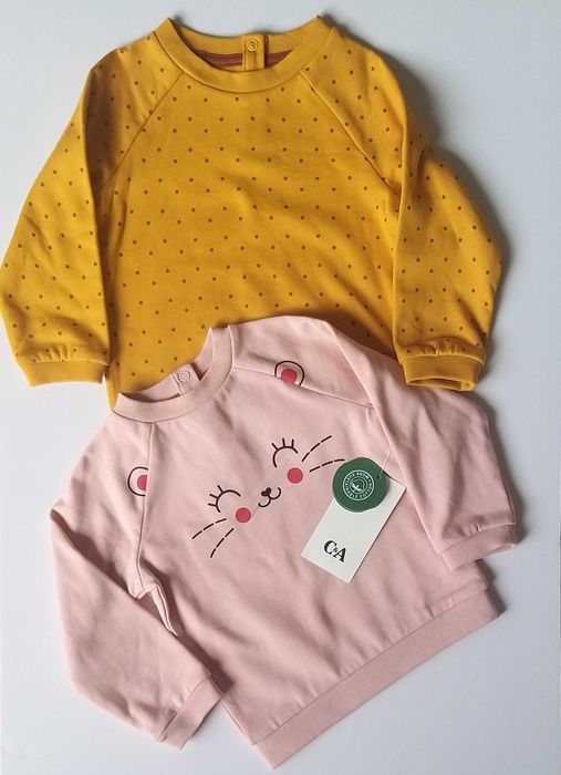 Блузи ,суичъри ,жилетки и тениски от 68см до 128см Мини Елза и др