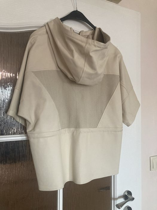 Кожено яке с качулка С