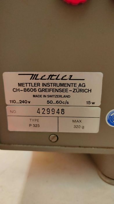 Професионални везни Mettler P23 и Меttler H10W 2