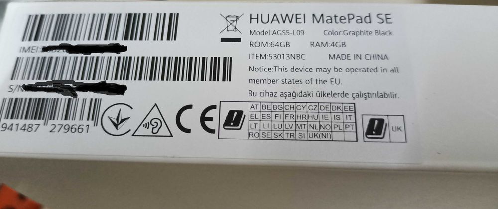 Huawei MatePad SE 64 negru
