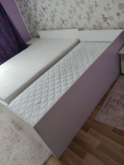 Vând pat copii  atașabil. App nou