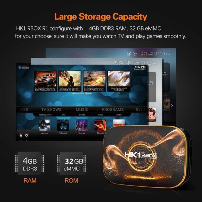 Internet tv box HK1RBOX