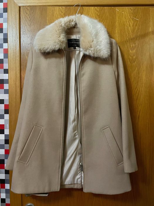 River island зимно бежово палто