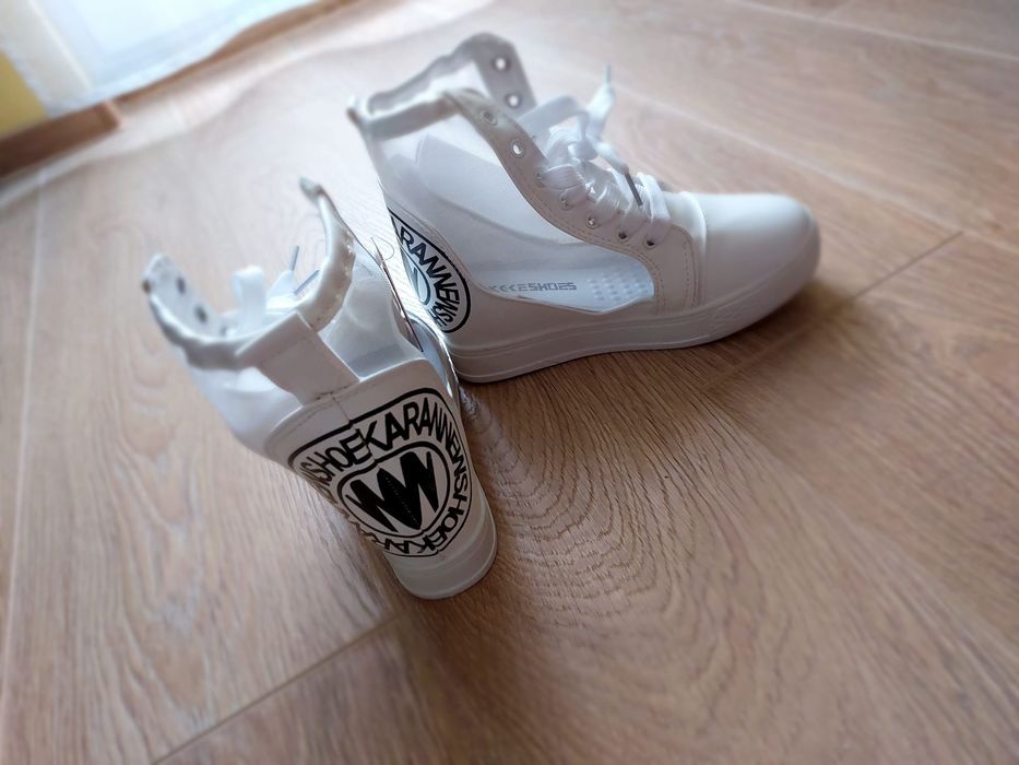 Ghete Damă Alb mărimea 37