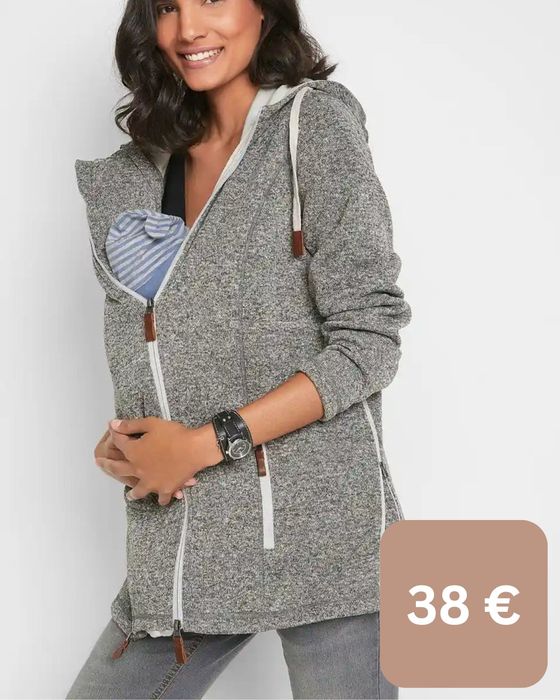 Преходни пролетно-есенни якета за бременни и бебеносене xs s m l 2xl
