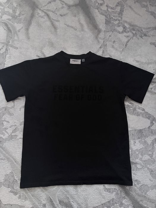 Tricou Essentials Fear of God negru – Mărimea M