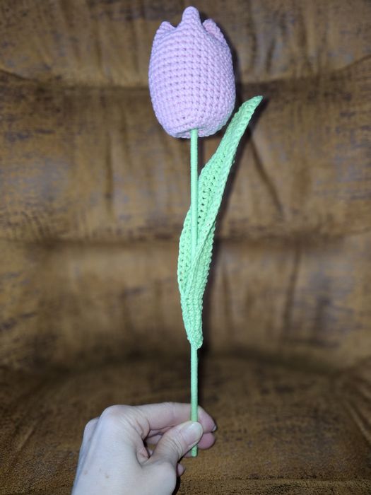 Разноцветни, ръчно плетени лалета за  Св. Валентин, 8- ми март , рожде